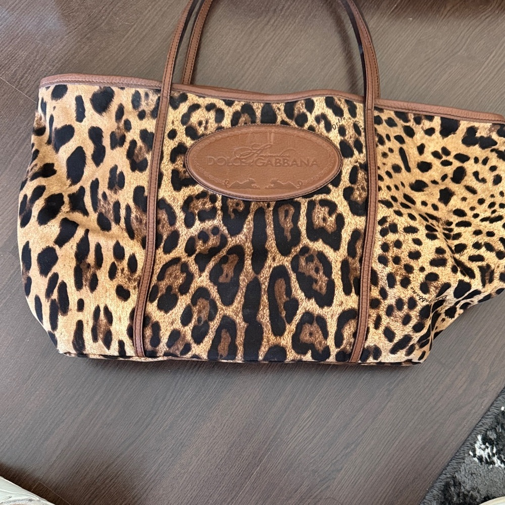 Dolce & Gabbana Animal Print Tote